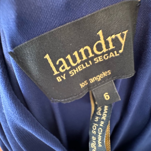 Goddess sexy one shouldered Laundry By Shelli Segal gown - NWT - Picture 6 of 6